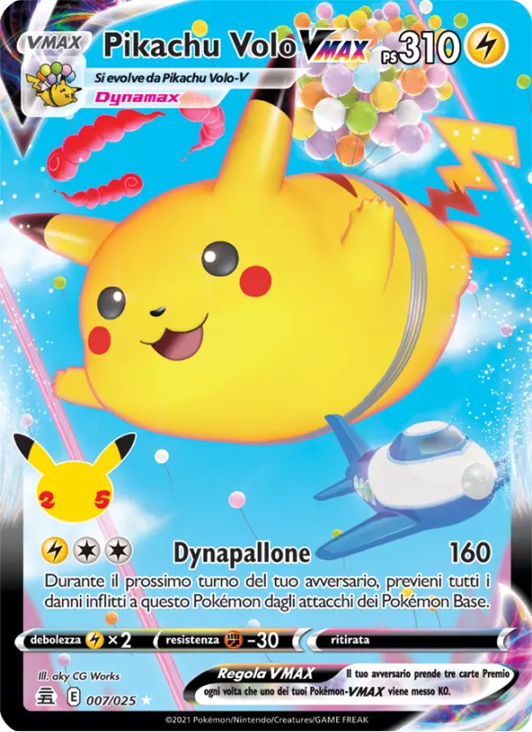 Pikachu Volo VMAX
