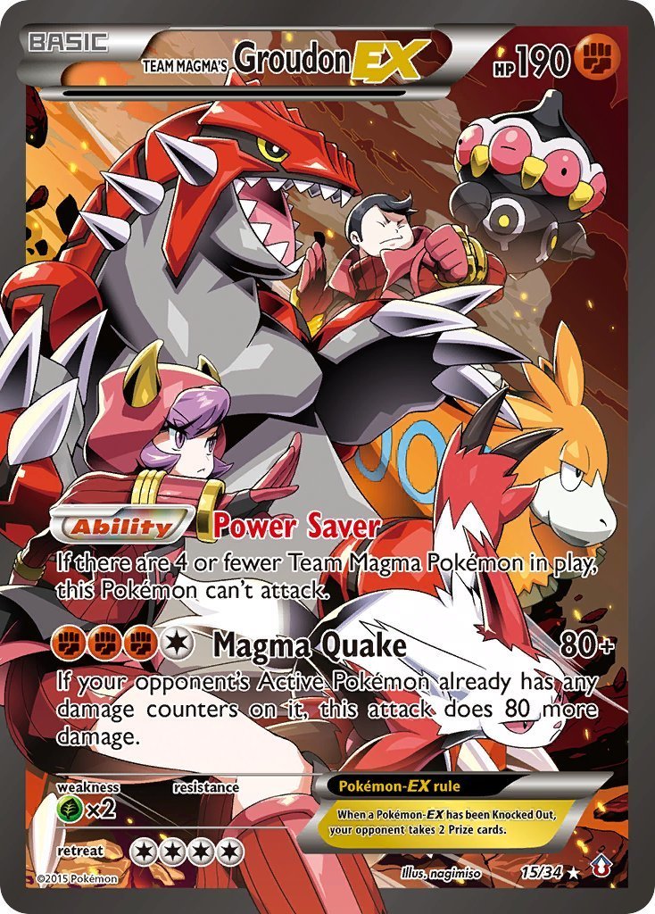 Team Magma's Groudon ex