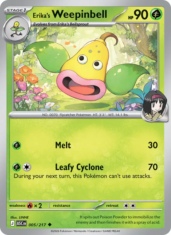 Weepinbell di Erika