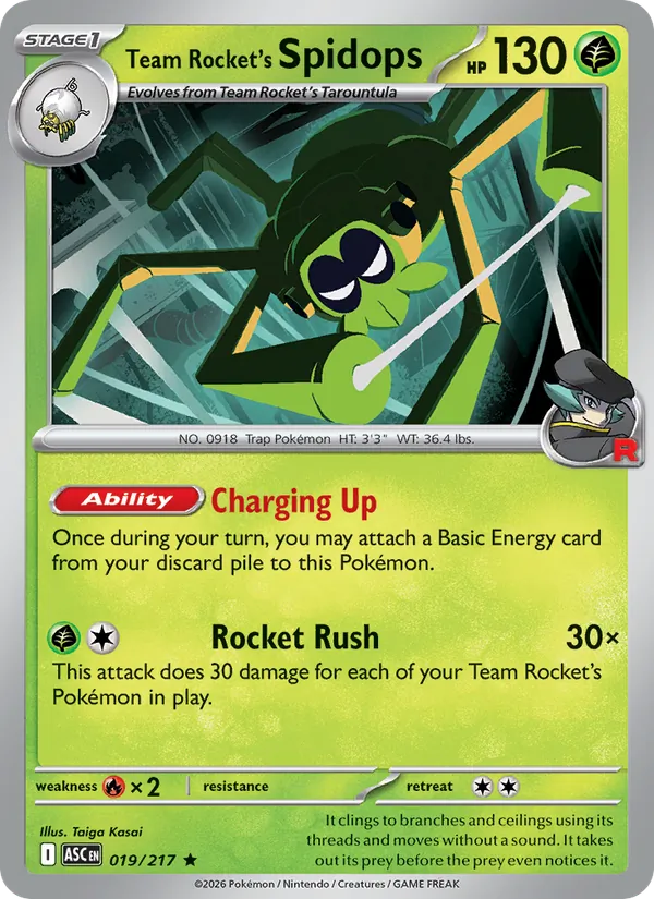 Spidops del Team Rocket
