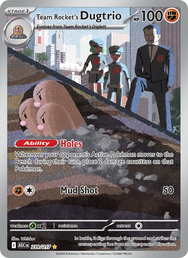 Dugtrio del Team Rocket