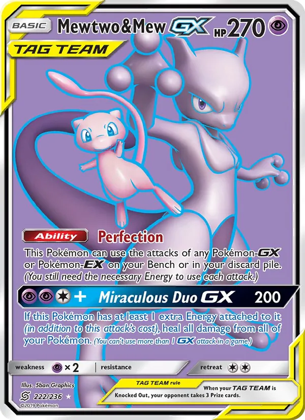 Mewtwo e Mew GX