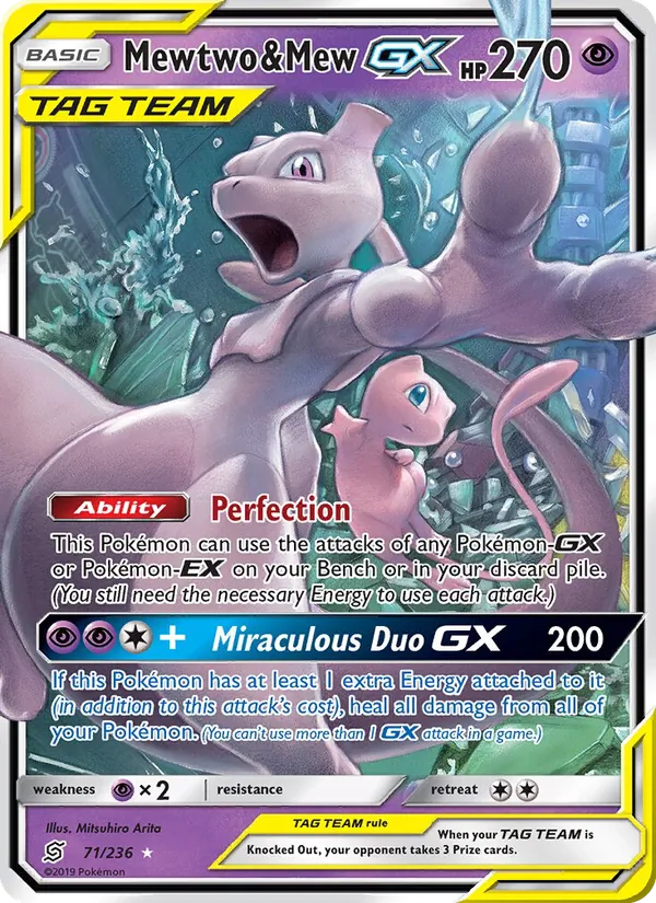 Mewtwo e Mew GX