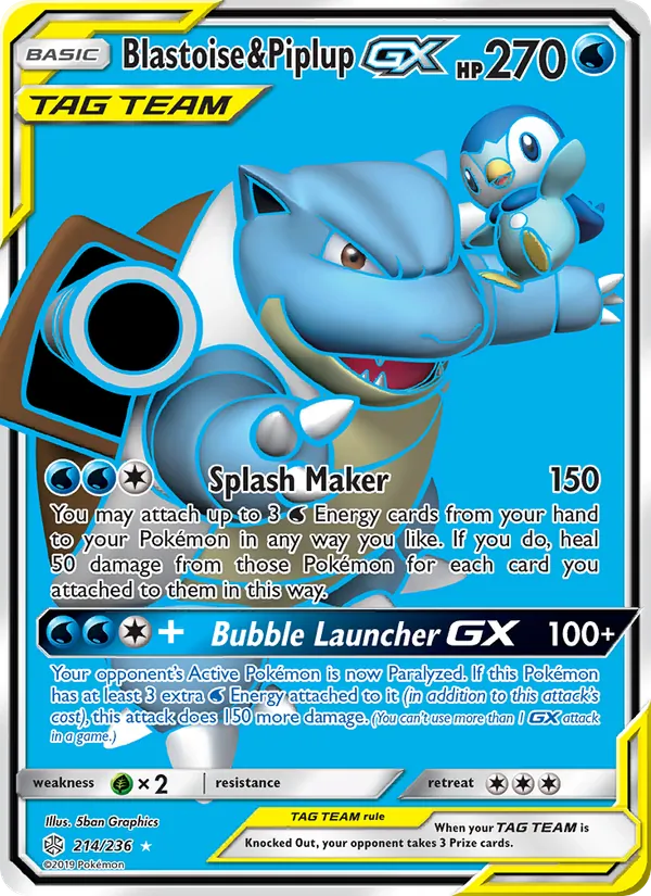 Blastoise e Piplup GX