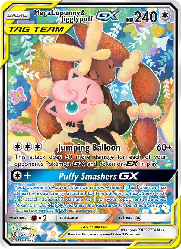 Mega Lopunny e Jigglypuff GX