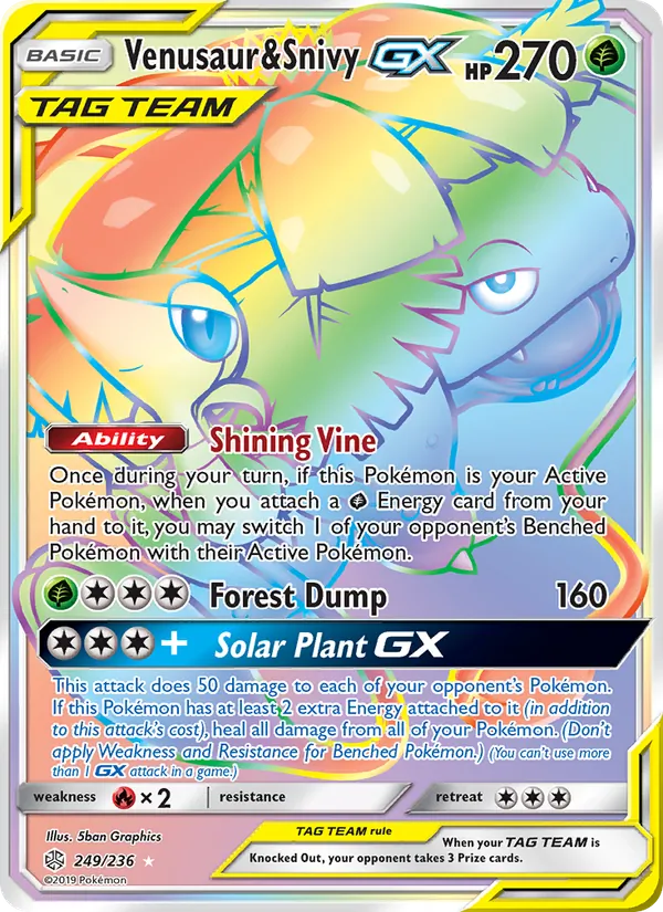 Venusaur e Snivy GX