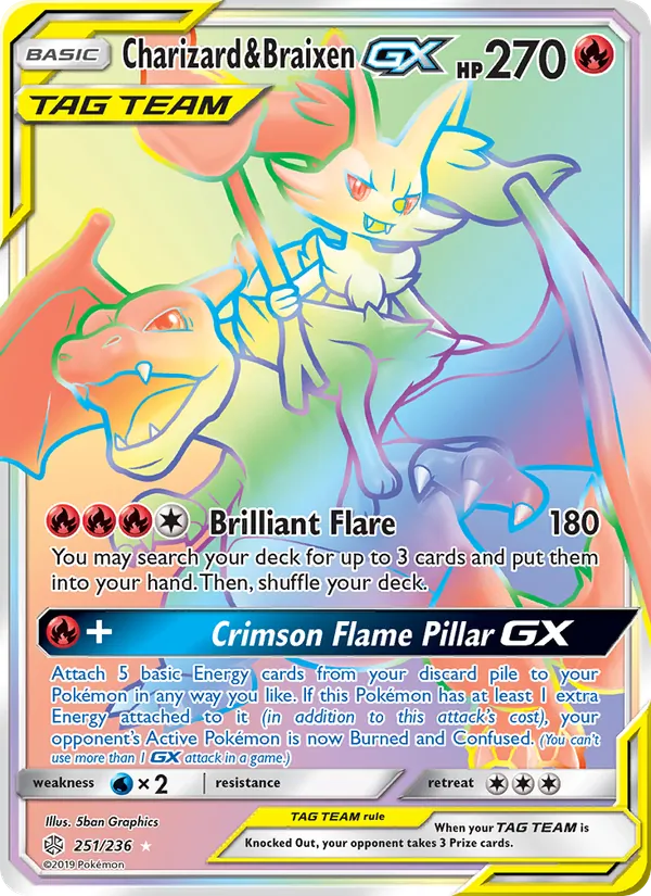 Charizard e Braixen GX