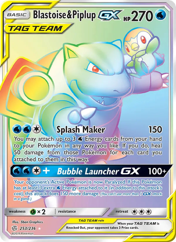 Blastoise e Piplup GX