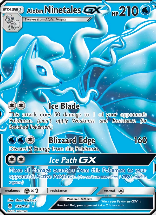 Ninetales di Alola GX
