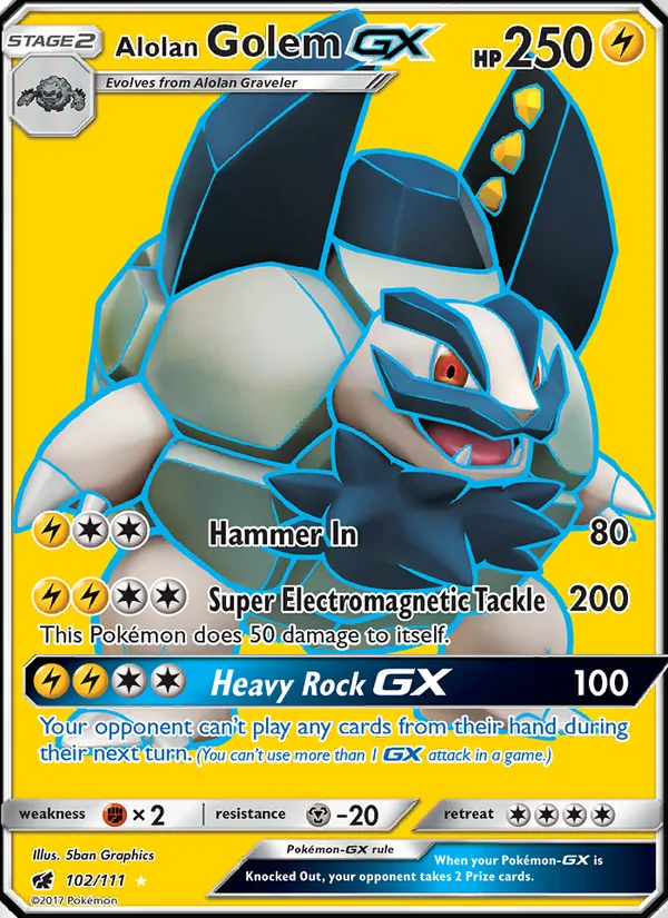 Golem di Alola GX