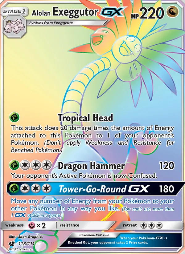 Exeggutor di Alola GX