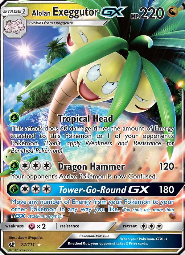 Exeggutor di Alola GX