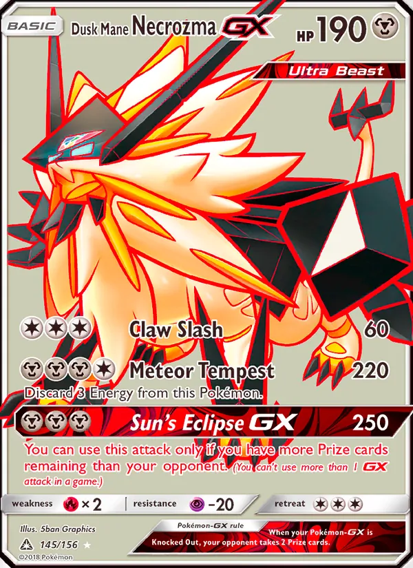 Necrozma Criniera del Vespro GX