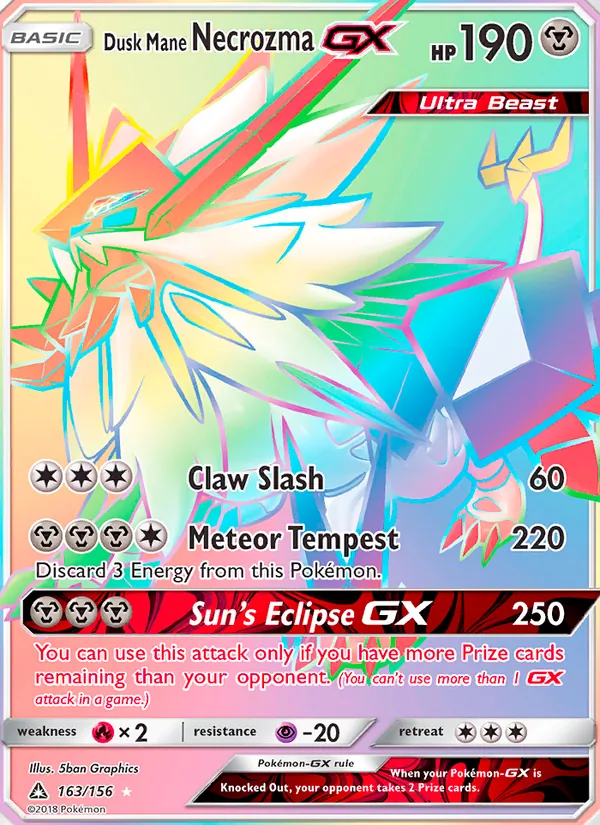 Necrozma Criniera del Vespro GX
