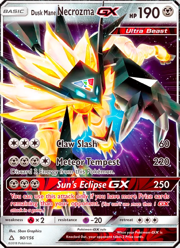 Necrozma Criniera del Vespro GX