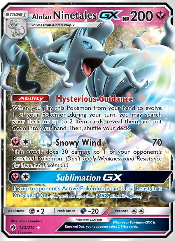 Ninetales di Alola GX