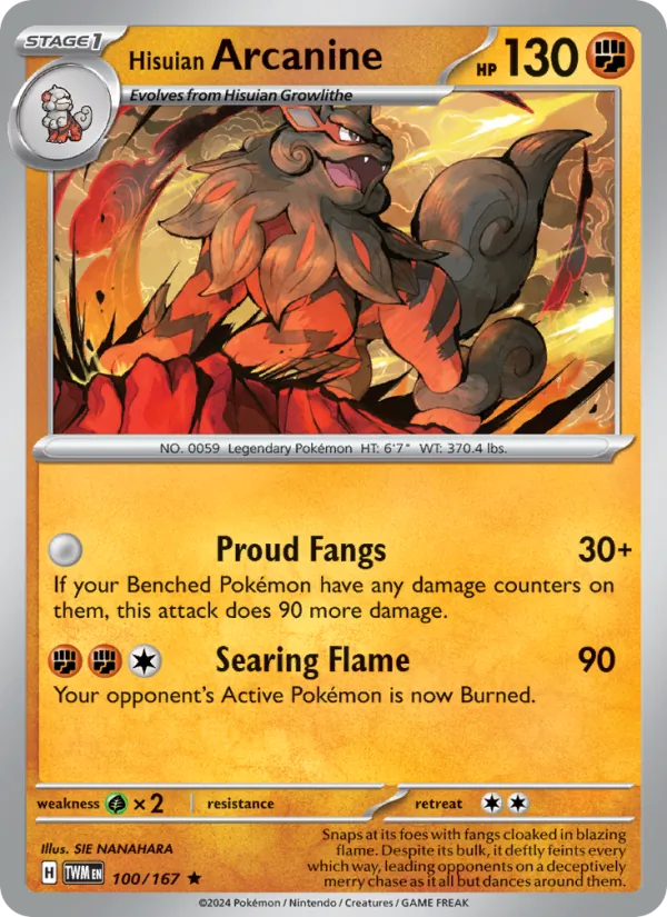 Arcanine di Hisui