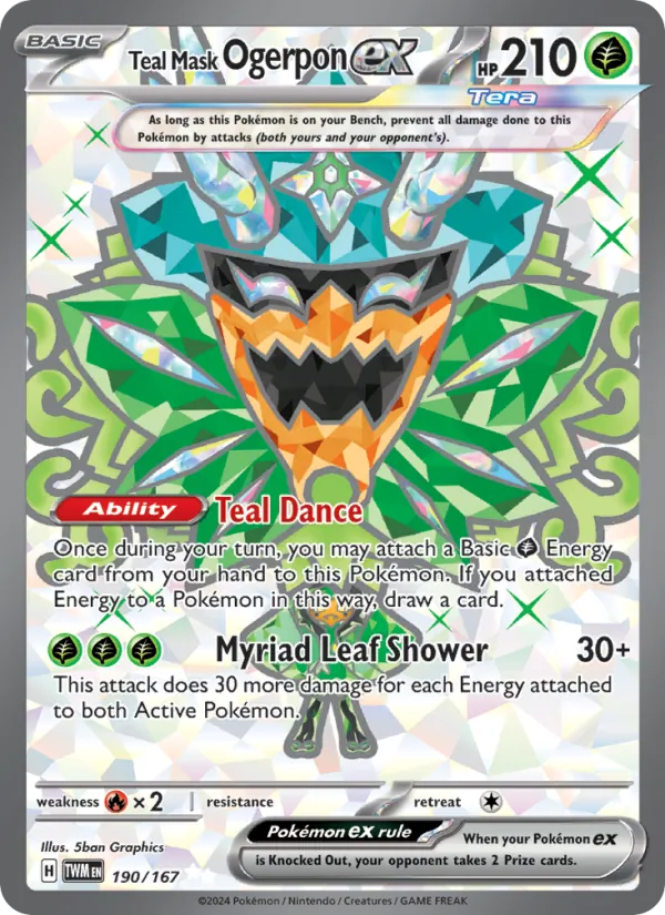 Ogerpon Maschera Turchese-ex