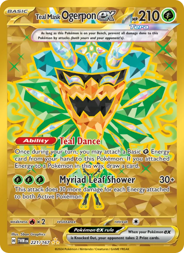 Ogerpon Maschera Turchese-ex