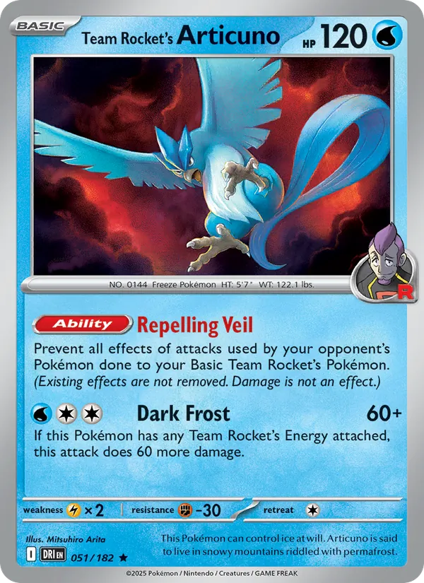 Articuno del Team Rocket