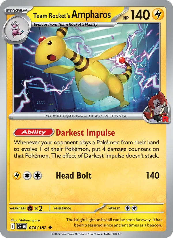 Ampharos del Team Rocket