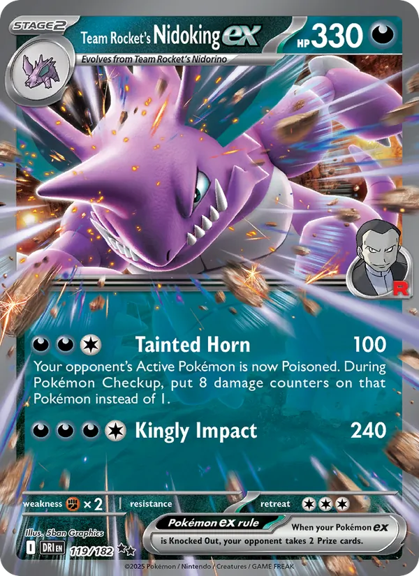 Nidoking-ex del Team Rocket