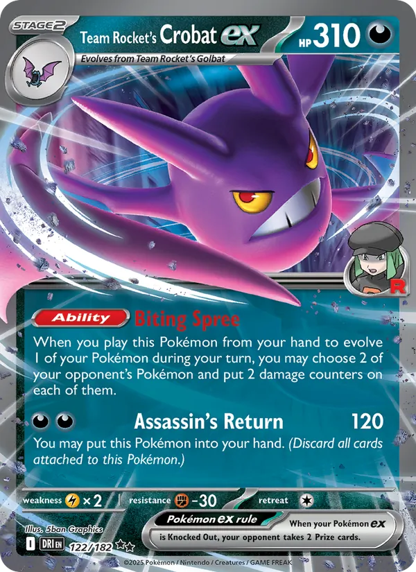 Crobat-ex del Team Rocket