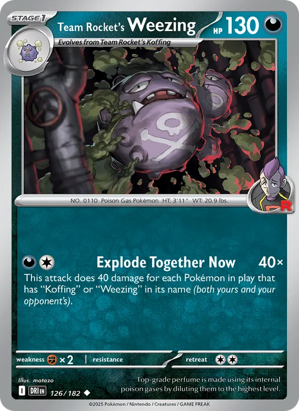 Weezing del Team Rocket
