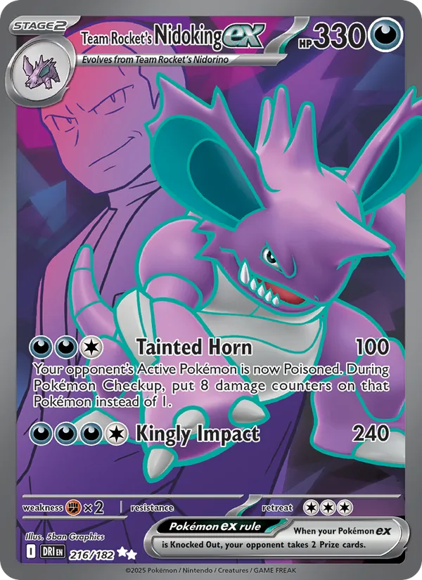 Nidoking-ex del Team Rocket
