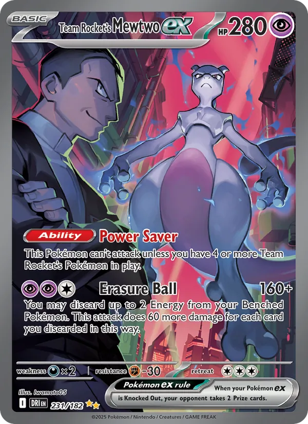 Mewtwo-ex del Team Rocket