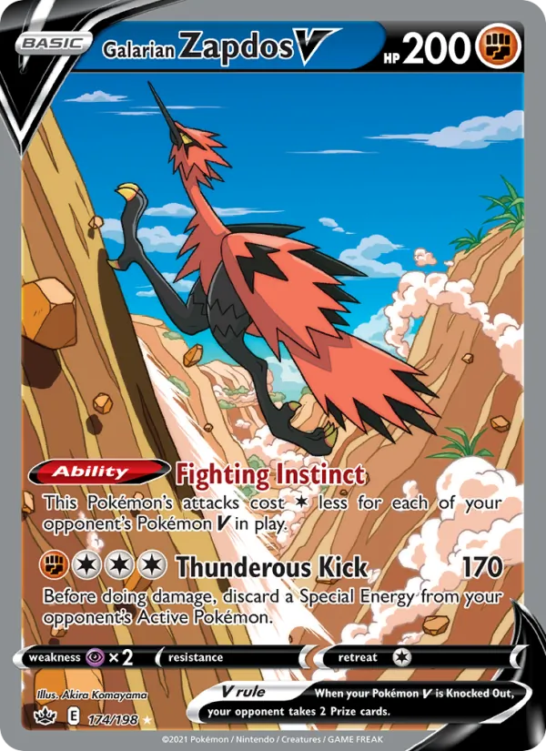 Zapdos di Galar V