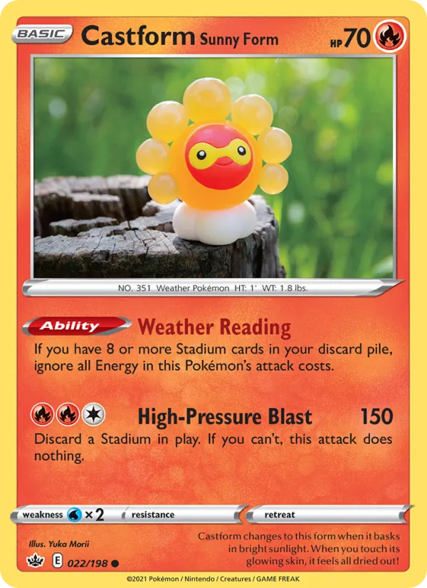 Castform Forma Sole