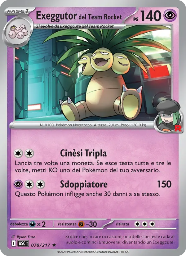 Exeggutor del Team Rocket