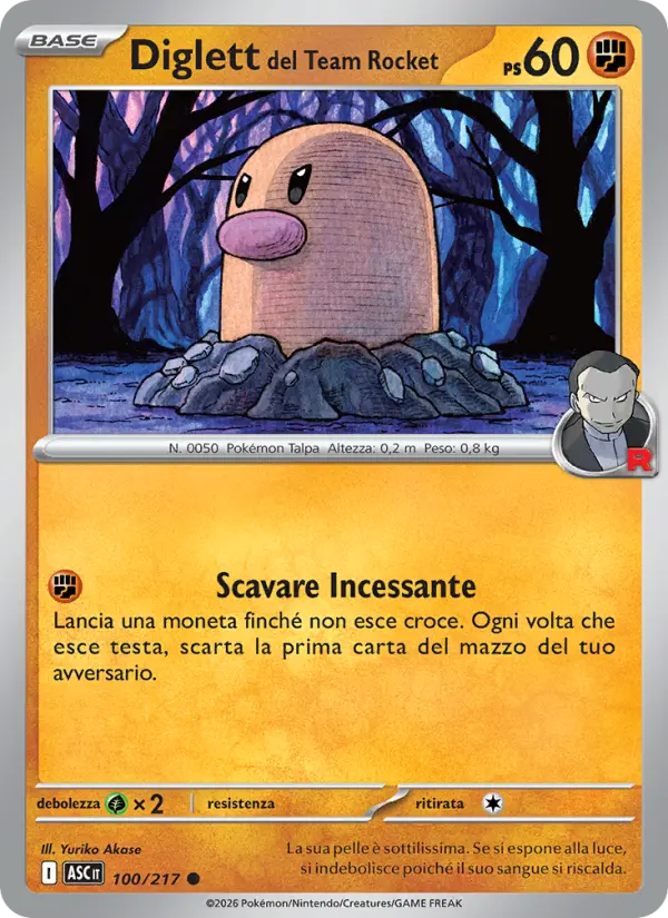 Diglett del Team Rocket