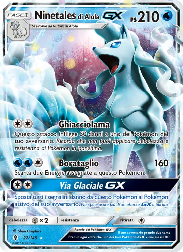 Ninetales di Alola GX