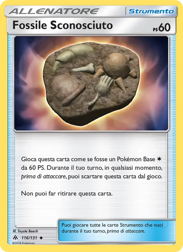 Fossile Sconosciuto