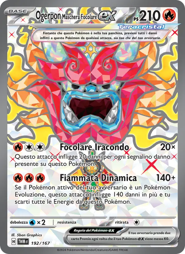 Ogerpon Maschera Focolare-ex