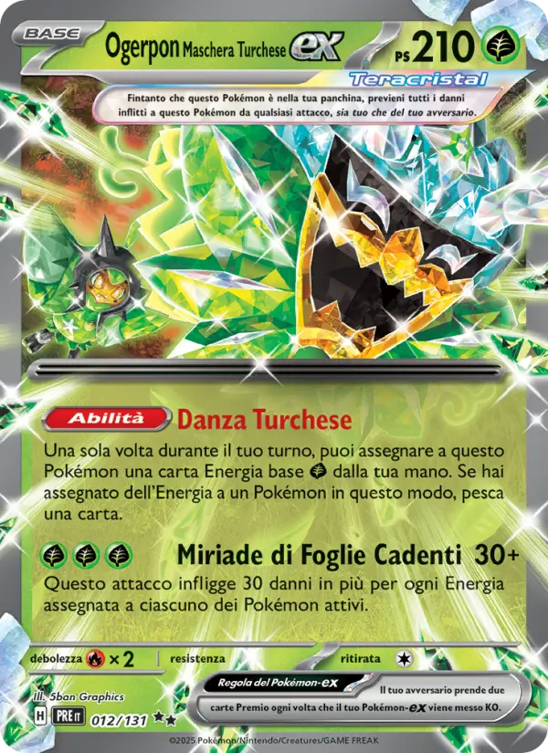 Ogerpon Maschera Turchese-ex