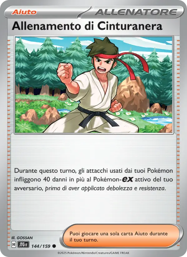 Allenamento di Cinturanera