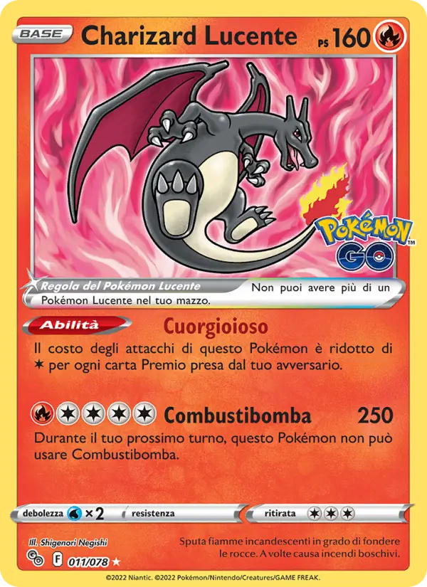 Charizard Lucente