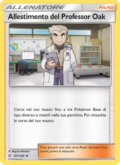 Allestimento del Professor Oak