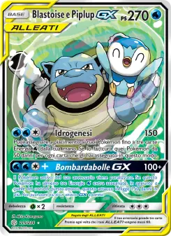 Blastoise e Piplup GX