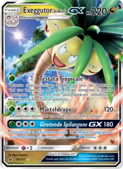 Exeggutor di Alola GX