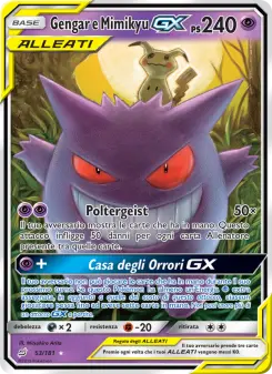 Gengar e Mimikyu GX