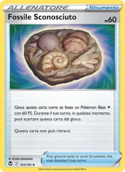 Fossile Sconosciuto
